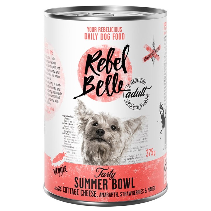 15 + 9 gratis! 24 x 375 g /24 x 750 g Rebel Belle  - Tasty Summer Bowl - veggie (24 x 375 g)