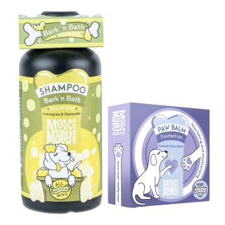 Max & Molly Hundeshampoo Bark’ n Bath - Sparpaket: Shampoo 250 ml + Paw Balm "Pawfection" 50 g