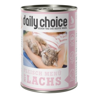 daily choice | Fleischmenü mit Lachs | 30 x 400 g