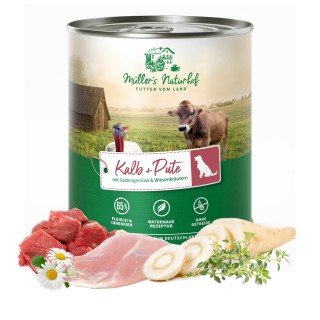 Müller’s Naturhof | Kalb und Pute | Traditionell | 30 x 800 g