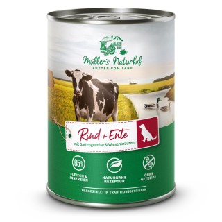 Müller’s Naturhof | Rind und Ente | Traditionell | 30 x 400 g