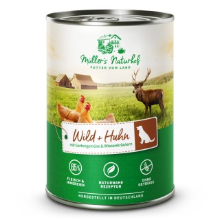 Müller’s Naturhof | Wild und Huhn | Traditionell | 30 x 400 g