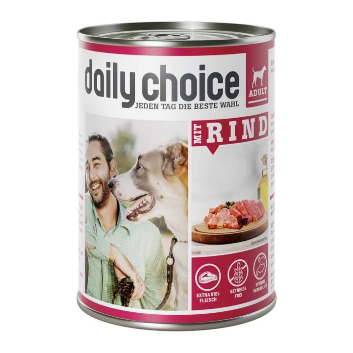daily choice | mit Rind | 30 x 400 g