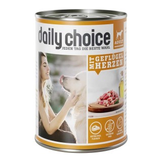 daily choice | mit Geflügelherzen | 30 x 400 g