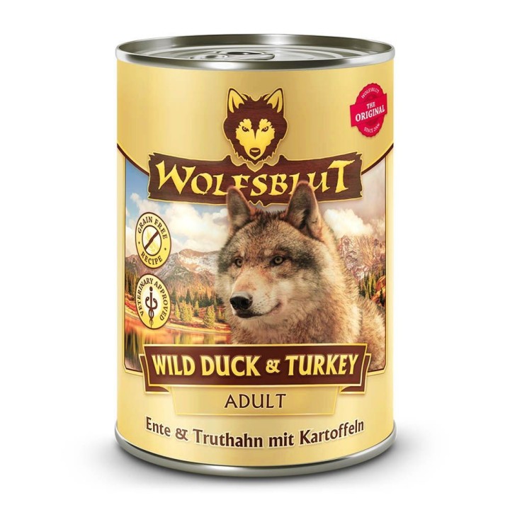 Wolfsblut | Wild Duck & Turkey | Adult | 30 x 395 g