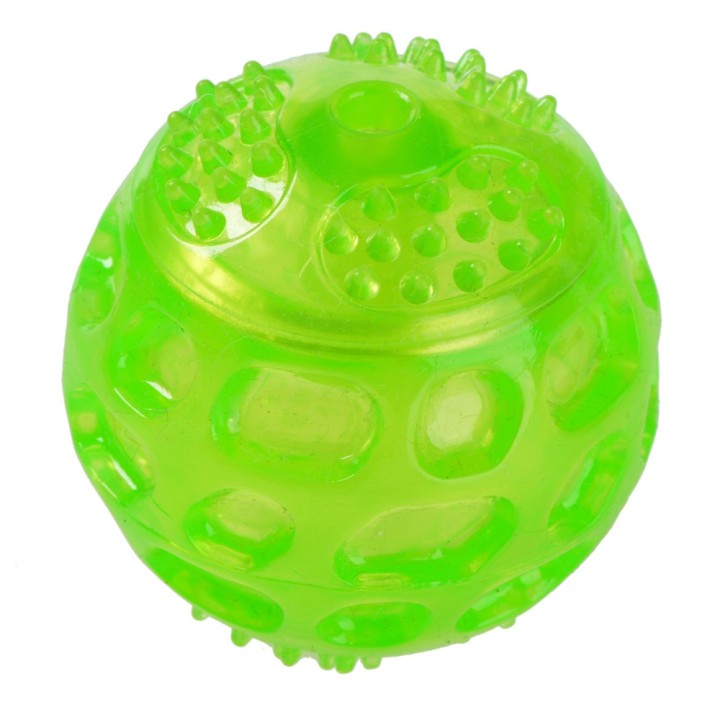 Hundespielzeug Squeaky Ball aus TPR - 1 Stück (Ø 6 cm)