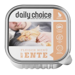 daily choice | Fleischmenü mit Ente | 30 x 100 g
