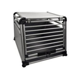 Auto-Transportbox für Hunde Aluminium Nobby Pet Round Corner