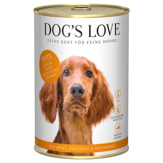 Dog´s Love Adult 6 x 400 g - Pute