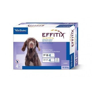 Antiparasit für Hunde Virbac Effitix (x4)