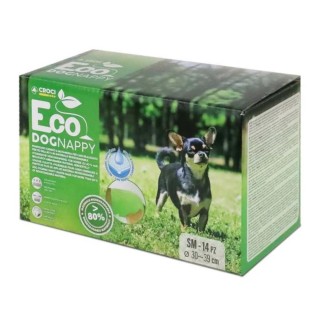 Croci Nappy Eco Hundewindeln - Gr. S: 30 - 39 cm, 14 Stück