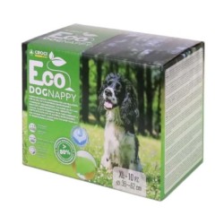 Croci Nappy Eco Hundewindeln - Gr. XL: 40 - 62 cm, 10 Stück