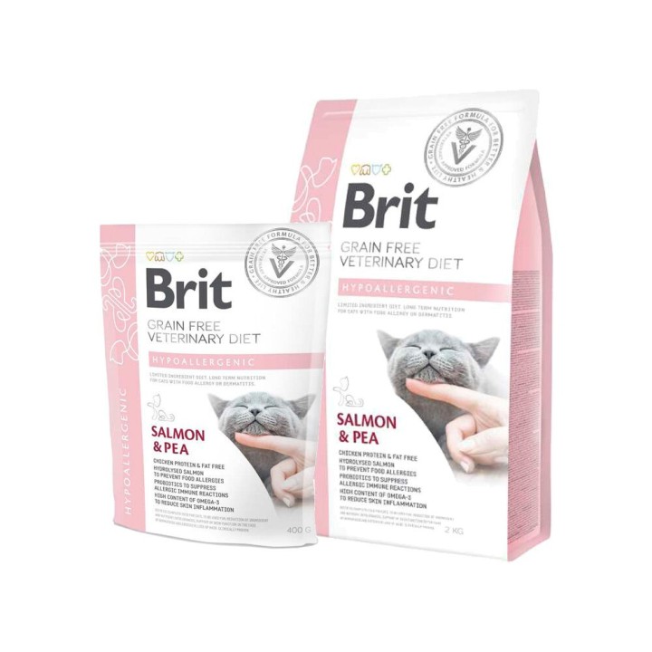 Brit Veterinary Diet Katze - Getreidefrei - Hypoallergen - 2 kg