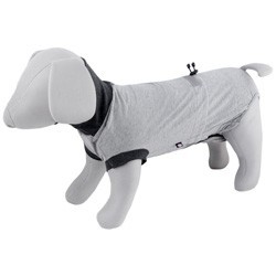 TRIXIE Hunde OP-Body grau, Gr. XS, Rückenlänge: ca. 25 cm