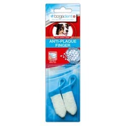 bogadent® Fingerzahnreiniger Anti-Plaque, Adult weiß, Maße: ca. 5,5 cm