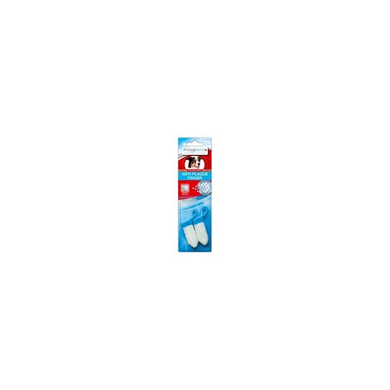 bogadent® Fingerzahnreiniger Anti-Plaque, Adult weiß, Maße: ca. 5,5 cm