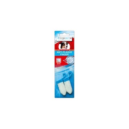 bogadent® Fingerzahnreiniger Anti-Plaque, Adult weiß, Maße: ca. 5,5 cm