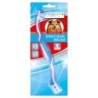 bogadent® Zahnbürste Ergo Dual Brush blau-weiß, Länge: ca. 23 cm