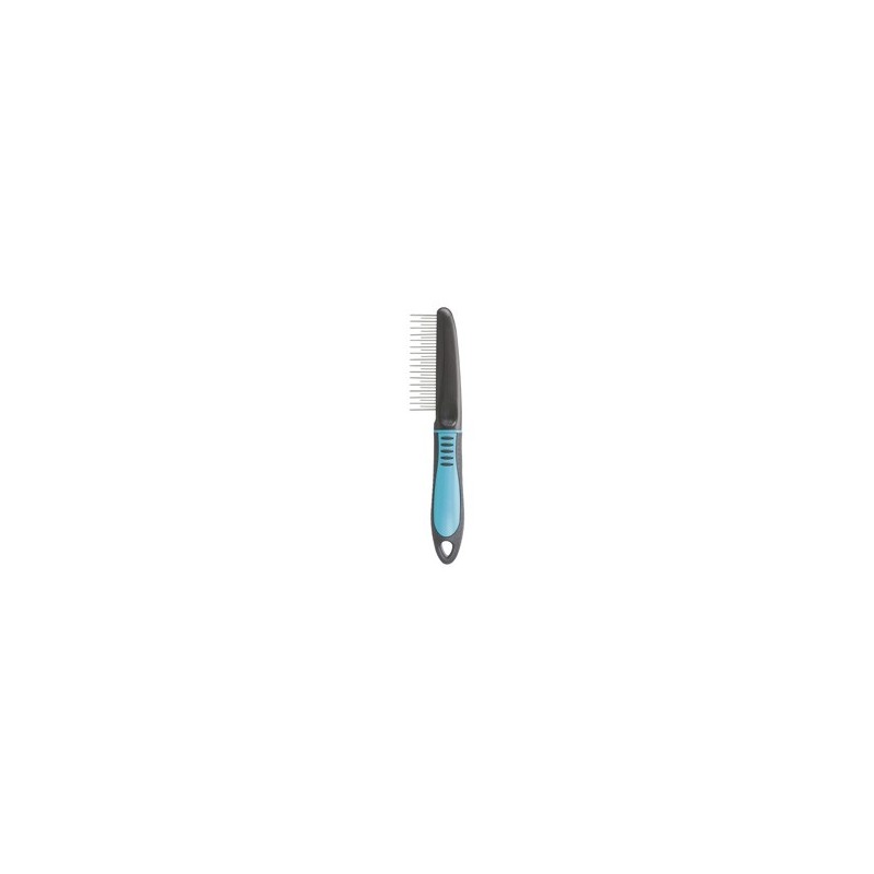 TRIXIE Fellentwirrer-Kamm Care schwarz-blau, Länge: ca. 22 cm