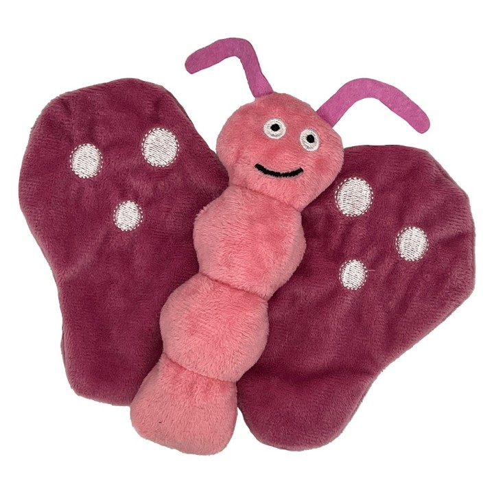 Aumüller Katzenspielzeug Schmetterling Viola mit Katzenminze - 1 Stück