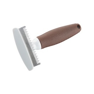 HUNTER Trimmstriegel Spa braun, Breite: Bürstenkopf ca. 9 cm