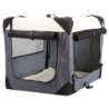 Hunde-Transportbox Journey grau/beige, Gr. 70x52x52 cm, Maße: ca. 70 x 52 x 52 cm