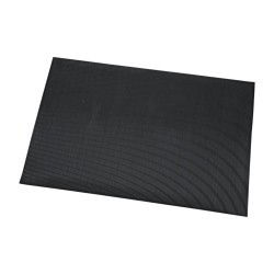 Anti-Rutsch-Belag f. Doppelbox schwarz, Maße: ca. 90 x 90 cm