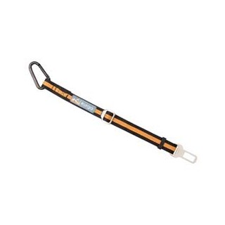 Kurgo Autosicherheitsgurt Direct to Seatbelt schwarz-orange, Länge: ca. 38 - 55 cm