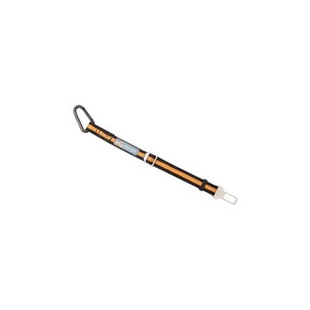 Kurgo Autosicherheitsgurt Direct to Seatbelt schwarz-orange, Länge: ca. 38 - 55 cm