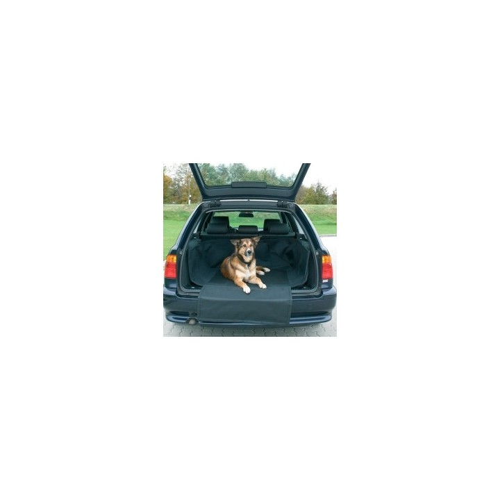 TRIXIE Kofferraumschutz FlexBox schwarz, Breite: ca. 164 cm, Länge: ca. 125 cm (zzgl. 80 x 50 cm Schürze)
