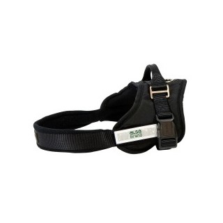 alsa-brand Nylon-Geschirr Ultimate schwarz, Breite: ca. 2,5 cm, Bauchumfang: ca. 35 - 45 cm