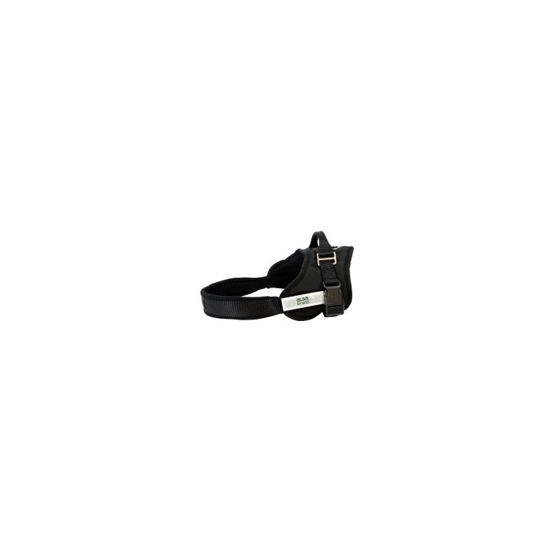 alsa-brand Nylon-Geschirr Ultimate schwarz, Breite: ca. 2,5 cm, Bauchumfang: ca. 35 - 45 cm