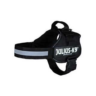 Julius-K9® Hundegeschirr Power schwarz, Gr. 2XS, Breite: 20 mm, Bauchumfang: ca. 33 - 45 cm