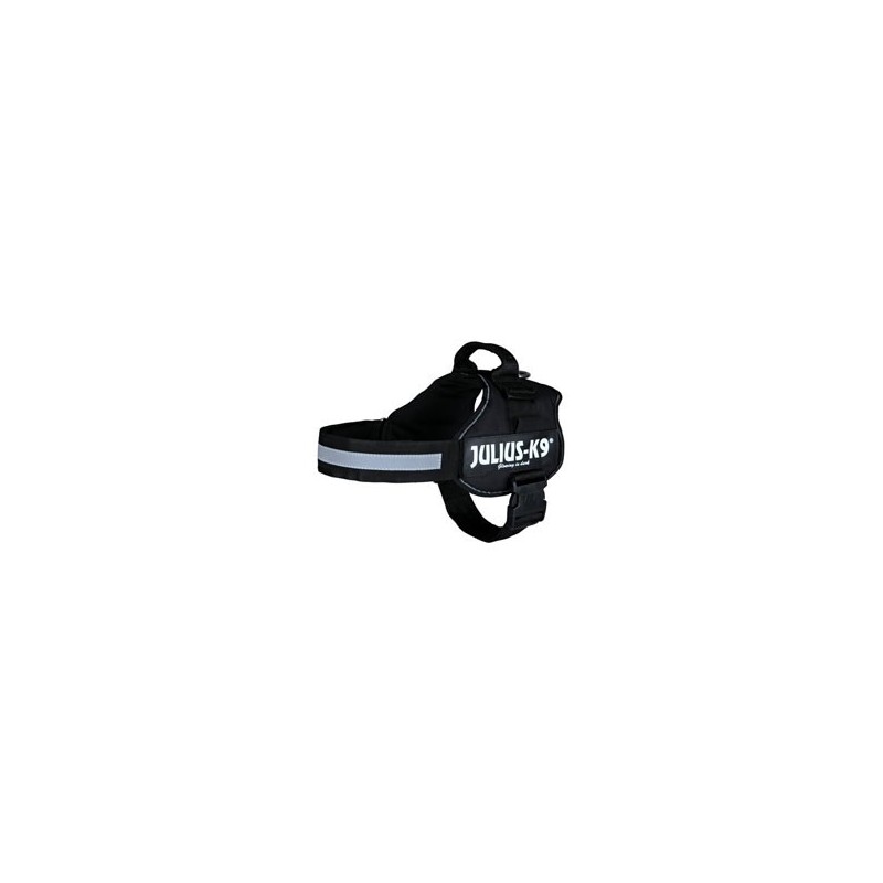 Julius-K9® Hundegeschirr Power schwarz, Gr. 2XS, Breite: 20 mm, Bauchumfang: ca. 33 - 45 cm