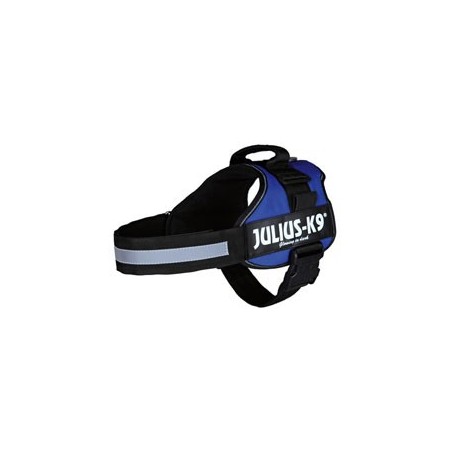 Julius-K9® Hundegeschirr Power blau, Gr. 2XS, Breite: 20 mm, Bauchumfang: ca. 33 - 45 cm