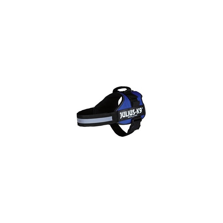 Julius-K9® Hundegeschirr Power blau, Gr. 2XS, Breite: 20 mm, Bauchumfang: ca. 33 - 45 cm