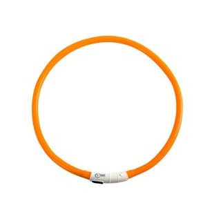 TRIXIE Sicherheitsband für Hunde See me orange, Maße: ca. 20 - 75 cm