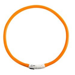 TRIXIE Sicherheitsband für Hunde See me orange, Maße: ca. 20 - 75 cm