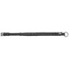 Hurtta Halsung Pro schwarz-grau, Breite: 25 mm, Halsweite: ca. 20 - 30 cm