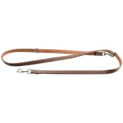 HUNTER Führleine Porto dunkelbraun/cognac, Gr. 15/200, Breite: ca. 15 mm, Länge: ca. 200 cm