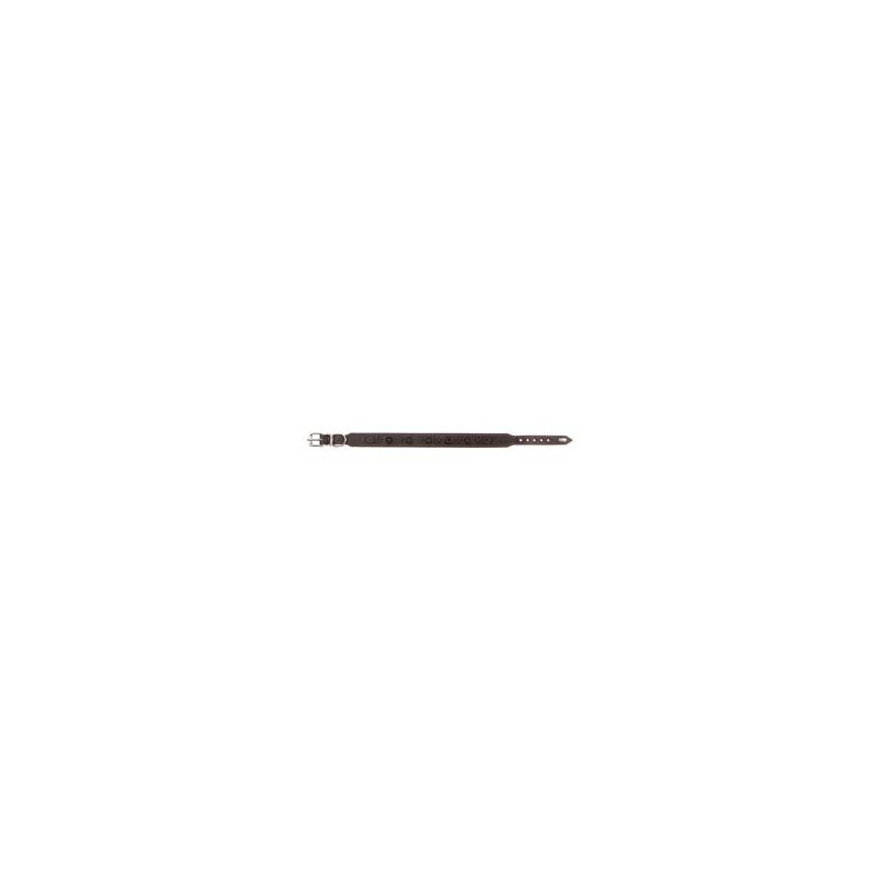 HUNTER Hundehalsband Virginia Rose tabak/beige, Gr. 65, Breite: ca. 3,9 cm, Länge: ca. 51 - 58,5 cm