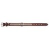 Earthbound Hundehalsband OX Tweed Leather Collar beige, Gr. XL, Breite: ca. 45 mm, Halsumfang: ca. 59 - 69 cm