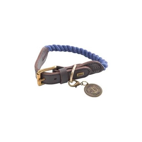 HUNTER Hundehalsband List dunkelblau, Gr. 50, Breite: ca. 12 mm, Länge: ca. 38 - 44 cm