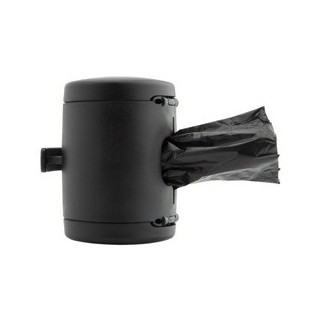 flexi Kotbeutelspender Multi Box schwarz, Länge: ca. 7 cm, Durchmesser:  ca. 5 cm