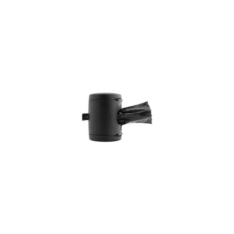 flexi Kotbeutelspender Multi Box schwarz, Länge: ca. 7 cm, Durchmesser:  ca. 5 cm