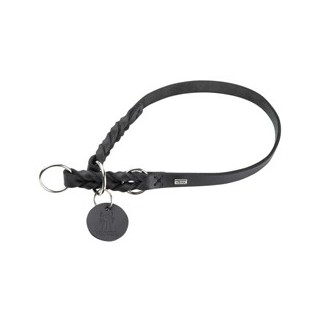 HUNTER Dressur-Halsband Solid Education schwarz, Gr. S-M, Breite: ca. 18 mm, Halsumfang: ca. 35 - 40 cm