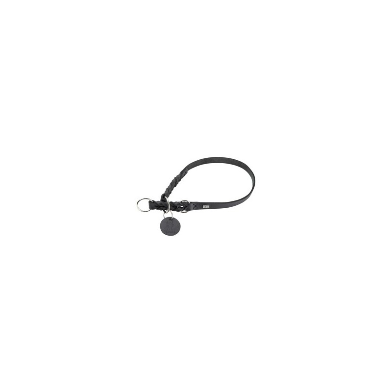 HUNTER Dressur-Halsband Solid Education schwarz, Gr. S-M, Breite: ca. 18 mm, Halsumfang: ca. 35 - 40 cm