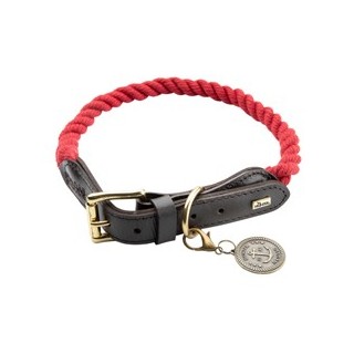 HUNTER Hundehalsband List bordeaux, Gr. 70, Breite: ca. 57 - 65 cm, Durchmesser:  ca. 12 mm