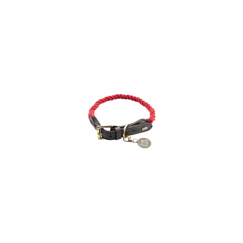 HUNTER Hundehalsband List bordeaux, Gr. 70, Breite: ca. 57 - 65 cm, Durchmesser:  ca. 12 mm