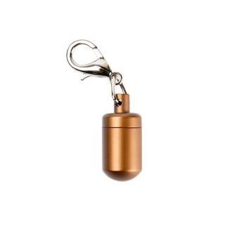 WOLTERS Adresshülse Find me braun, Durchmesser:  ca. 14 mm